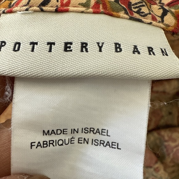 Pottery Barn Duvet Cover Full Queen Boho Cotton Paisley Cottagecore Bedding - Picture 8 of 12